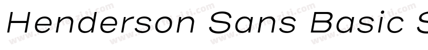 Henderson Sans Basic SemiBold字体转换